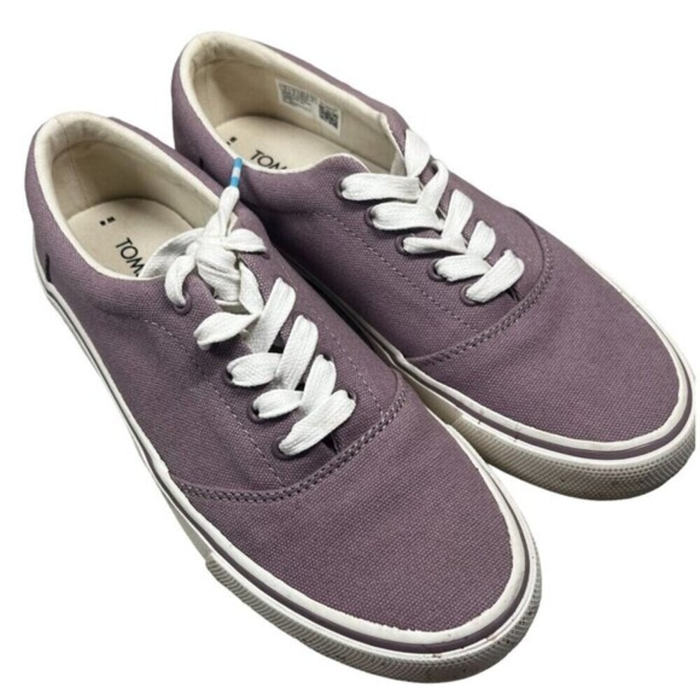 TOMS‎ Women's Canvas Purple Casual Sneakers Size 8